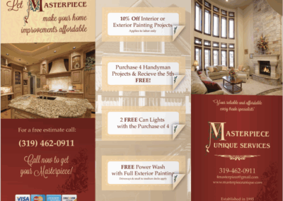 Masterpiece Remodeling Services Brochure